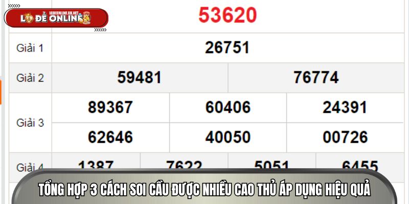 Tổng hợp 3 cách soi cầu được nhiều cao thủ áp dụng hiệu quả