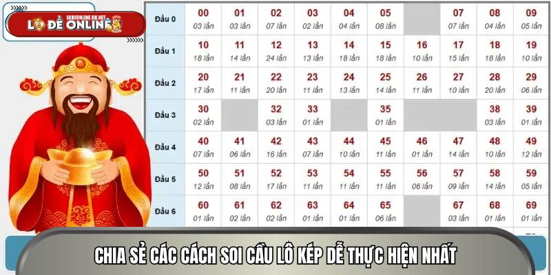Chia sẻ các cách soi cầu lô kép dễ thực hiện nhất